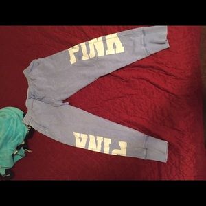 Pink sweatpants